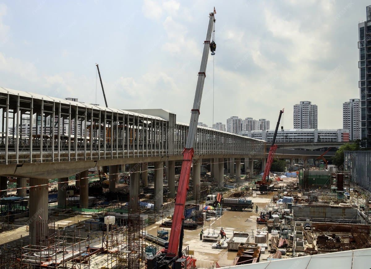 Forklift operations in construction
